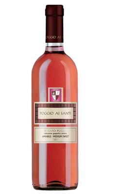 Вино розовое полусладкое «Poggio Ai Santi Rosato»