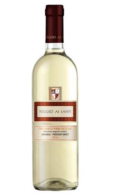 Вино белое полусладкое «Poggio Ai Santi Grecanico»
