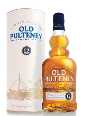 Виски шотландский «Old Pulteney 12 Years» в тубе