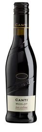 Вино красное сухое «Canti Merlot, 0.187 л» 2016 г.