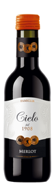 Вино красное полусухое «Cielo e Terra Merlot, 0.187 л» 2016 г.