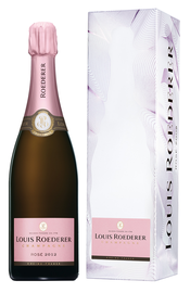 Шампанское розовое брют «Louis Roederer Brut Rose» 2012 г., в подарочной упаковке