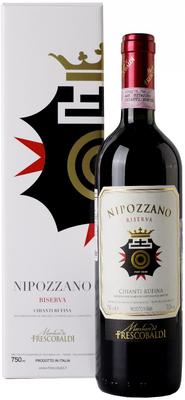 Вино красное сухое «Nipozzano Chianti Rufina Riserva» 2014 г., в подарочной упаковке