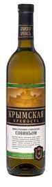 Вино столовое белое сухое «Совиньон Крымская крепость»