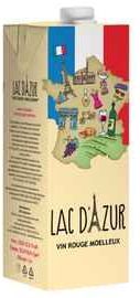 Вино столовое красное полусладкое «Lac D’Azur (Tetra Pak)»