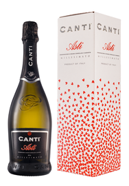 Вино игристое белое сладкое «Canti Asti Millesimato» 2017 г., в подарочной упаковке