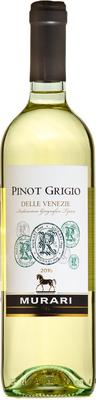 Вино белое сухое «Murari Pinot Grigio Delle Venezie»