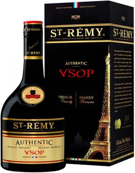 Бренди «Saint-Remy Authentic VSOP» в подарочной упаковке