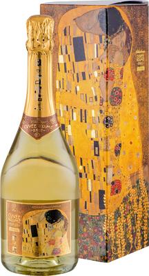 Вино игристое белое брют «Schlumberger Cuvee Klimt Der Kuss Brut» 2013 г., в подарочной упаковке