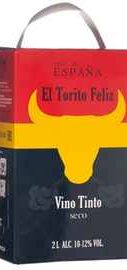 Вино столовое красное сухое «El Torito Feliz, 2 л»