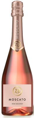 Вино игристое розовое полусладкое «ZB wine MOSCATO»