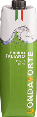 Вино белое полусухое «L'Onda Forte Bianco (Tetra Pak)»