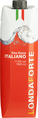Вино красное полусухое «L'Onda Forte Rosso (Tetra Pak)»