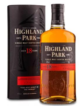 Виски шотландский «Highland Park 18 Years Old, 0.05 л» в подарочной упаковке