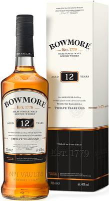 Виски шотландский «Bowmore 12 Years Old» в подарочной упаковке