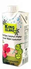 Вода кокосовая «King Island, 0.33 л» 100% без сахара