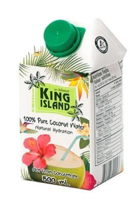 Вода кокосовая «King Island, 0.5 л» 100% без сахара