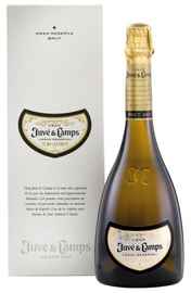 Шампанское белое брют «Cava Gran Juve Y Camps» 2013 г. в подарочной упаковке