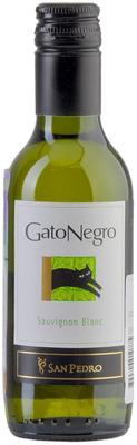 Вино белое сухое «San Pedro Gato Negro Sauvignon Blanc, 0.187 л» 2017 г.