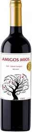 Вино красное сухое «Amigos Mios Syrah-Cabernet Sauvignon» 2015 г.