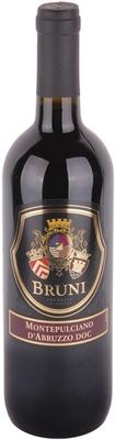 Вино красное сухое «Bruni Montepulciano d'Abruzzo» 2017 г.