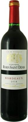 Вино красное сухое «Chateau Robin Saint Denis» 2015 г.