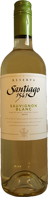 Вино белое сухое «Santiago 1541 Reserve Sauvignon Blanc» 2020 г.