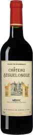 Вино красное сухое «Chateau Seguelongue Medoc» 2016 г.