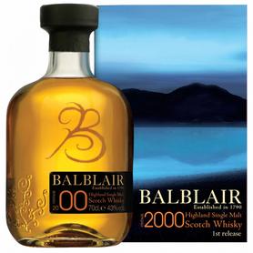 Виски шотландский «Balblair 2000» в подарочной упаковке