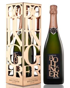 Шампанское розовое брют «Bollinger Rose Brut» 2006 г., в металлической подарочной упаковке