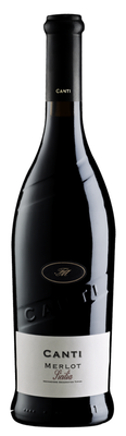 Вино красное сухое «Canti Merlot, 0.75 л» 2016 г.