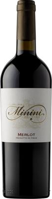 Вино красное сухое «Minini Merlot» 2015 г.