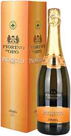 Вино игристое белое сухое «Prosecco Spumante Fiorino d'Oro» в подарочной упаковке