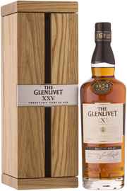 Виски шотландский «Glenlivet 25 Years Old» в подарочной упаковке