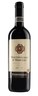 Вино красное сухое «Fontegaia Montepulciano D'Abruzzo» 2017 г.