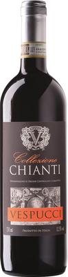 Вино красное сухое «Chianti Vespucci» 2017 г.