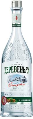 Водка «Зимняя деревенька кедровая на солод спирте, 0.25 л»