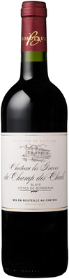 Вино красное сухое «Chateau Les Graves du Champ des Chails Blaye Cotes de Bordeaux» 2015 г.