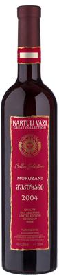 Вино красное сухое «Mukuzani Kartuli Vazi Great Collection 2004» 2004 г.