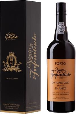 Портвейн сладкий «Porto 20 ANOS Quinta do Infantado Tawny» в подарочной упаковке