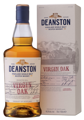 Виски шотландский «Deanston Virgin Oak» в подарочной упаковке