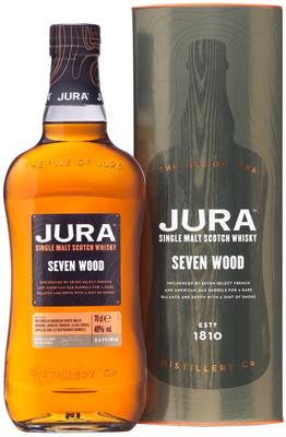 Виски шотландский «Jura Seven Wood» в подарочной упаковке