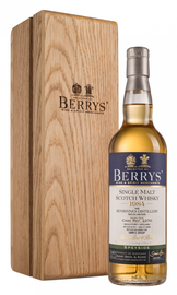 Виски шотландский «Berrys Benrinnes» 1984 г., в деревянной подарочной упаковке