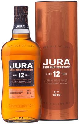 Виски шотландский «Jura Aged 12 Years» в тубе
