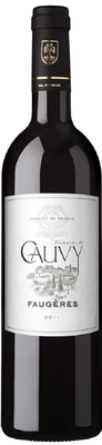 Вино красное сухое «Faugeres Domaine de Cauvy» 2015 г.