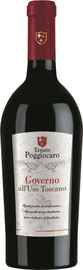 Вино красное полусухое «Governo all Uso Toscano Tenute Poggiocaro» 2014 г.