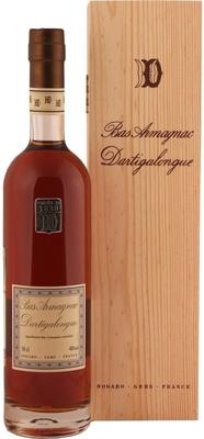 Арманьяк «Bas Armagnac Dartigalongue Vintage 1974» в деревянной подарочной упаковке