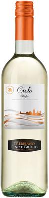 Вино белое полусухое «Cielo e Terra Trebbiano-Pinot Grigio» 2017 г.