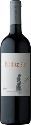 Вино красное сухое «Pacifico Sur Merlot» 2017 г.