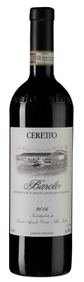 Вино красное сухое «Ceretto Barolo» 2014 г.
